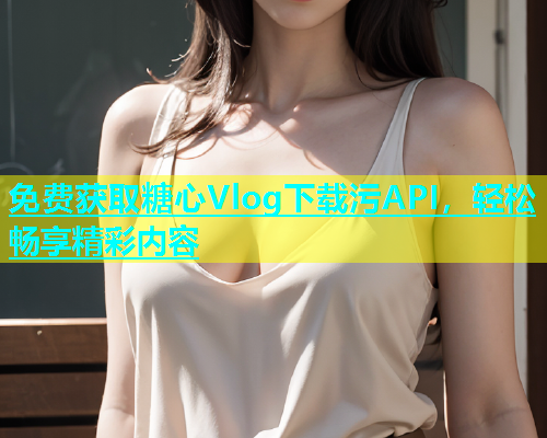 免费获取糖心Vlog下载污API，轻松畅享精彩内容