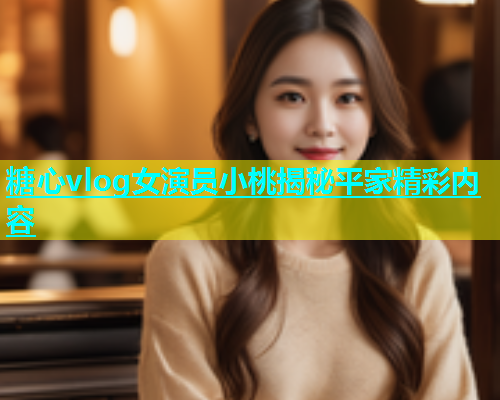 糖心vlog女演员小桃揭秘平家精彩内容